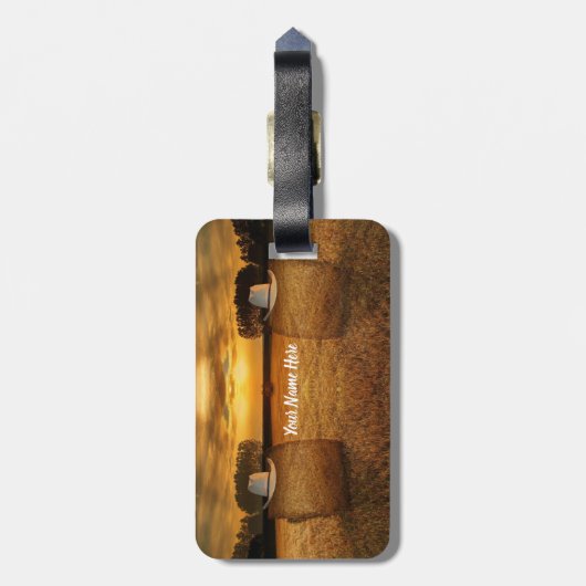 Cowboy Bagagelabel (Achterkant verticaal)