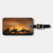 Cowboy-Bagagelabels Bagagelabel (Voorkant horizontaal)