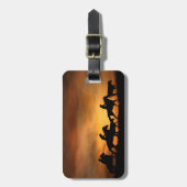 Cowboy-Bagagelabels Bagagelabel (Voorkant verticaal)