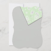 Cowboy Bandanna Jumper Baby shower Kaart (Achterkant)