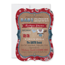 Cowboy Bandanna Jumper Baby shower