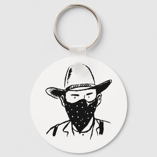 Cowboy Bandit Sleutelhanger (Voorkant)