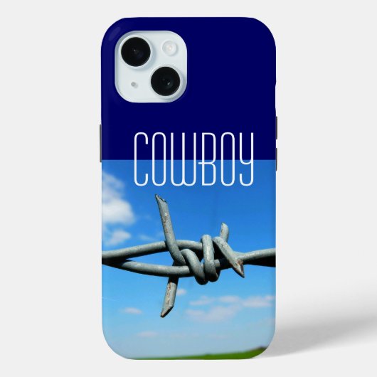 Cowboy Barbed-Wire Fence Case-Mate iPhone Case (Achterkant)