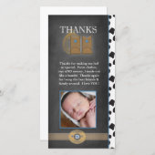 Cowboy Bedank Je Foto Kaart (Voorkant / Achterkant)