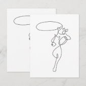 Cowboy Bedankkaart (Voorkant / Achterkant)