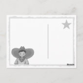 Cowboy bedankt! Kaart (Achterkant)