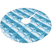 Cowboy Bidden bij het kruis Western Kerstmis Kerstboom Rok (Gekanteld)