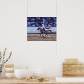 Cowboy bij de Rodeo Poster (Keuken)