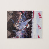 Cowboy bij een Rodeo Legpuzzel (Horizontaal)