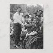 Cowboy bij het Witte Huis, 1925 Briefkaart (Voorkant)