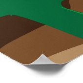 Cowboy bij nacht kamer decor Poster (Hoek)