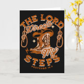 Cowboy Bijbel Schriftuur Vers Westers Land Jezus Kaart (Gele Bloem)