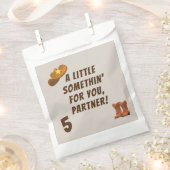 Cowboy Birthday Bedankzakje (Geknipt)