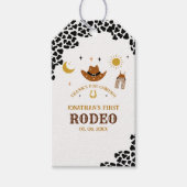 Cowboy Birthday Boy Cadeaulabel (Voorkant)