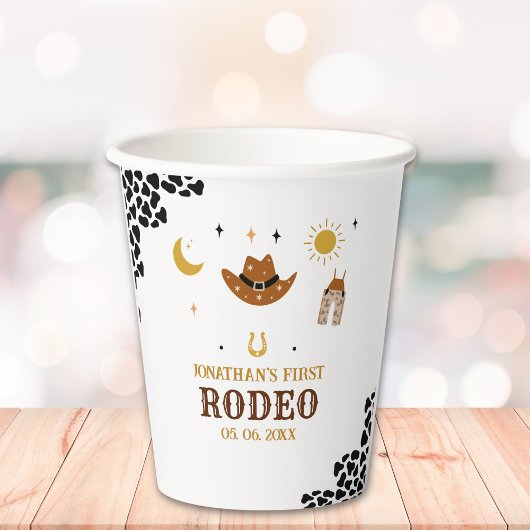 Cowboy Birthday Boy Papieren Bekers