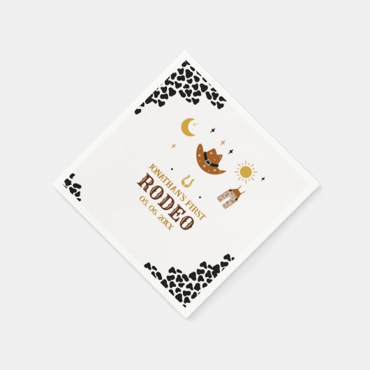 Cowboy Birthday Boy Servet (Hoek)