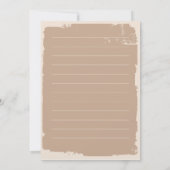 Cowboy Birthday Kaart (Achterkant)