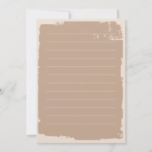 Cowboy Birthday Kaart (Achterkant)