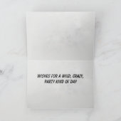 Cowboy Birthday-kaart Kaart (Binnen)