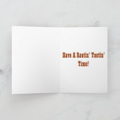 Cowboy Birthday-kaart Kaart (Binnen)