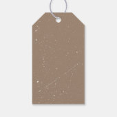 Cowboy Birthday Party Bedankt voor het cadeauLabel (Achterkant)