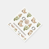 Cowboy Birthday Party Servet (Hoek)