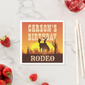 Cowboy Birthday Rodeo, Wild West, Happy Birthday Servet (Insitu)