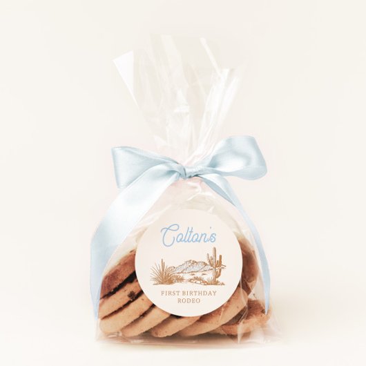 Cowboy Birthday Stickers