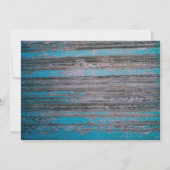 Cowboy Birthday-uitnodigingen Kaart (Achterkant)