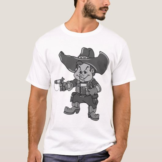Cowboy Black T-shirt (Voorkant)