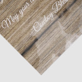 Cowboy Blessing Horses Tissuepapier (Detail)