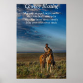 Cowboy Blessing Poster (Voorkant)