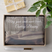 Cowboy Blessing Western Man Horse Tissuepapier (Geschenk)