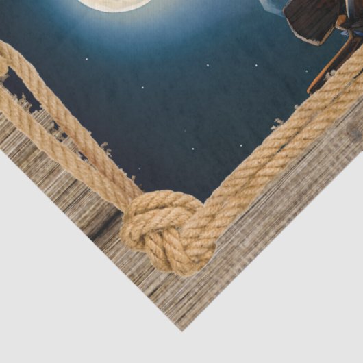 Cowboy Blessing Western Man Horse Tissuepapier (Detail)