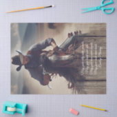 Cowboy Blessing Western Man Horse Tissuepapier (Craft)