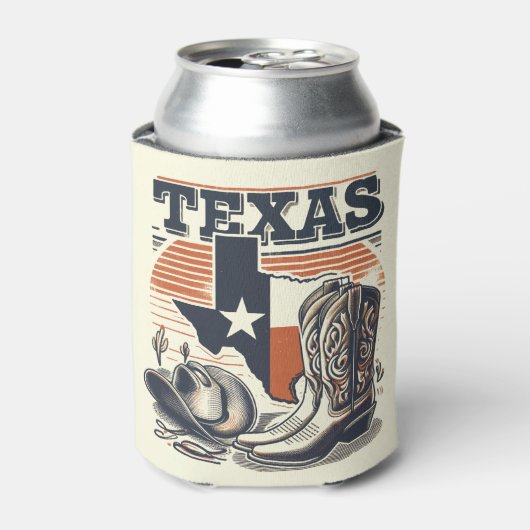 Cowboy Blikjeskoeler (Blikje Voorkant)