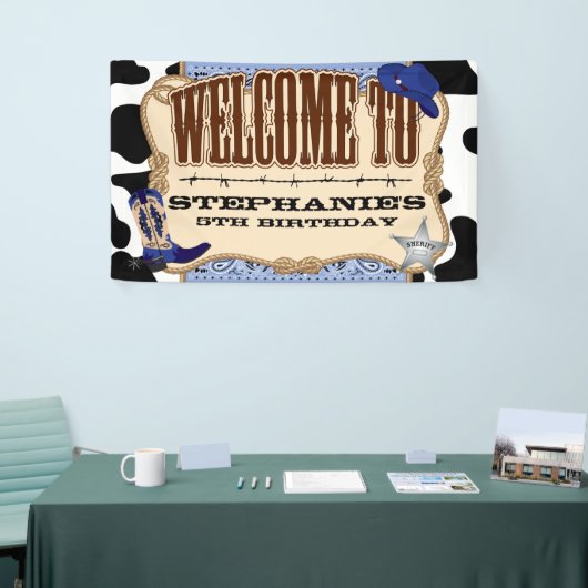 Cowboy, Blue Birthday, Welkom Spandoek (Beurs)