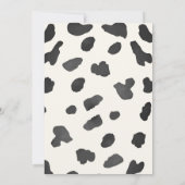 Cowboy Blue Westerne Rodeo bedankkaart (Achterkant)