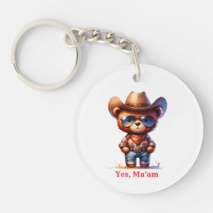 Cowboy Boek Vriendje Ja Mevrouw Tasbedel Sleutelhanger