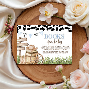 Cowboy Boeken voor de Baby Kaart