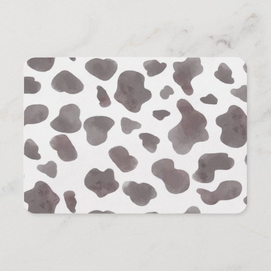 Cowboy Books for Baby Insert Card Boy Informatiekaartje (Achterkant)