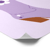 Cowboy Boot 03 Paarse Poster (Hoek)