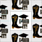 Cowboy Boot Afstuderen Stof (Delen)