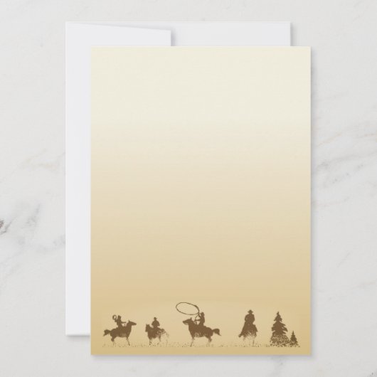 Cowboy Boot and Pet Birthday Uitnodiging (Achterkant)