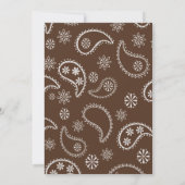 Cowboy Boot and Pet Birthday Uitnodiging (Achterkant)