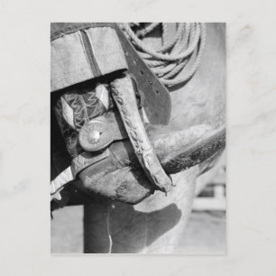  Cowboy Boot and Spur Foto Briefkaart