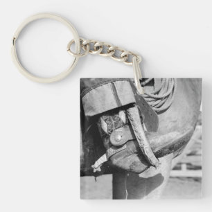  Cowboy Boot and Spur Foto Sleutelhanger