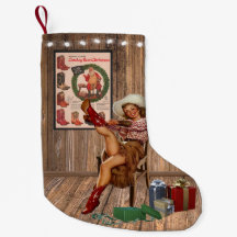 Cowboy Boot Christmas Cowgirl Rode laarzen aantrek