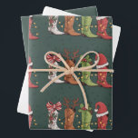 Cowboy Boot Christmas Western Cowgirl Country Xmas Inpakpapier Vel<br><div class="desc">Cowboy Boot Christmas Western Cowgirl Country Xmas</div>