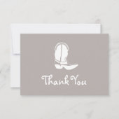 Cowboy Boot Dank je wel kaarten (Zand) Notitiekaartje (Voorkant)